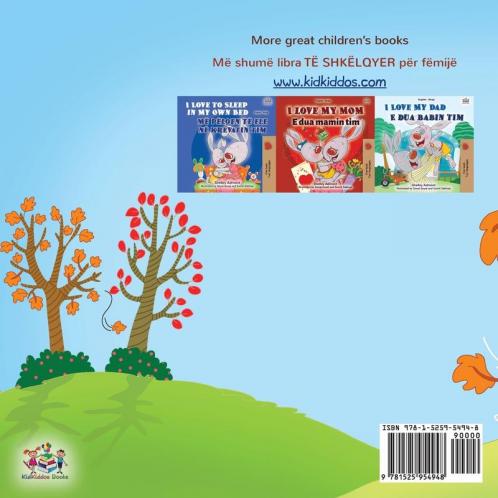 I Love Autumn (English Albanian Bilingual Book for Kids)