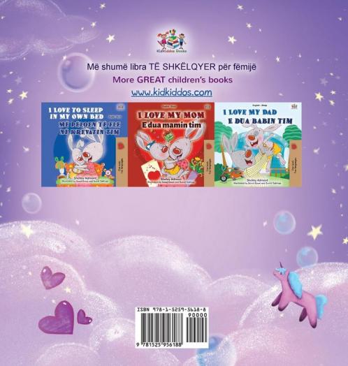 Sweet Dreams My Love (Albanian English Bilingual Book for Kids)