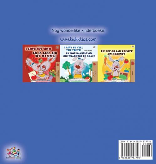 I Love to Sleep in My Own Bed (Afrikaans Children's Book)