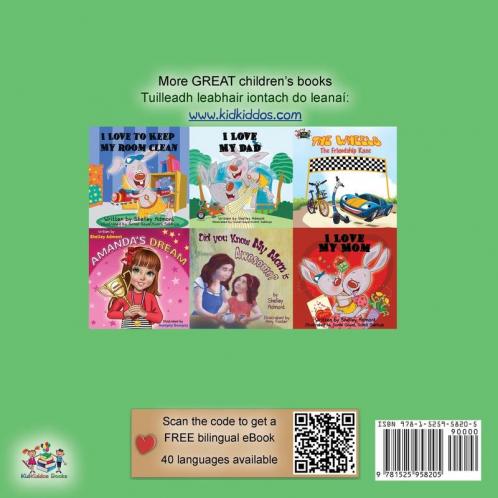 I Love to Brush My Teeth (English Irish Bilingual Book for Kids)