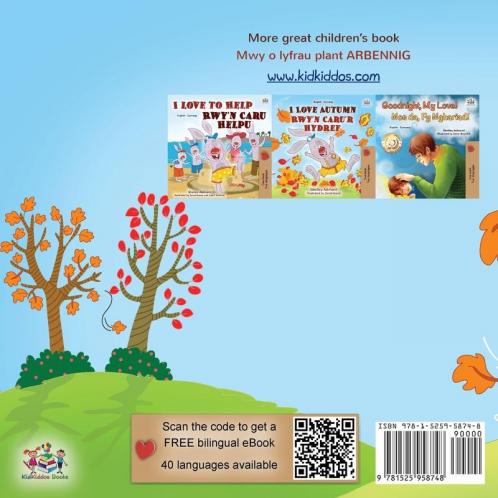 I Love Autumn (English Welsh Bilingual Book for Kids)