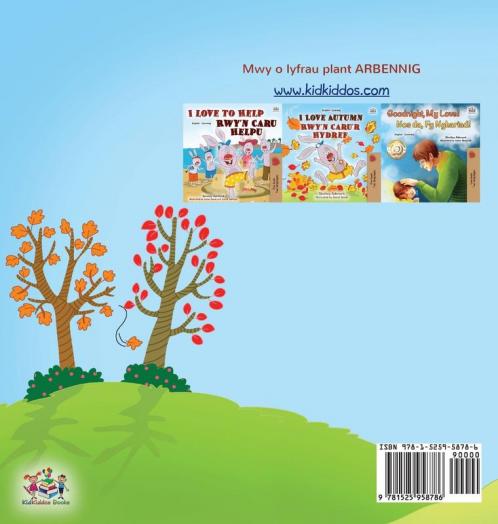 I Love Autumn (Welsh Children's  Book)