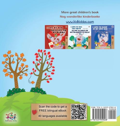 I Love Autumn (English Afrikaans Bilingual Book for Kids)