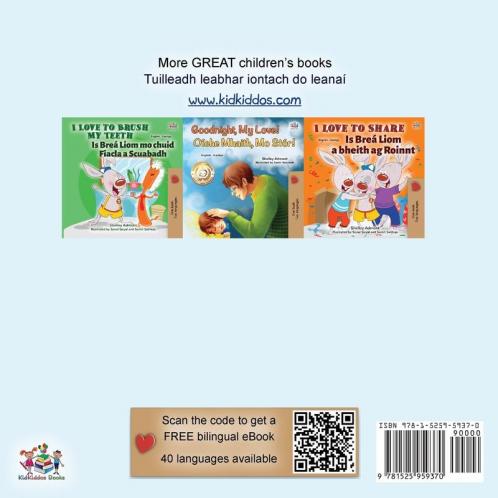 I Love My Dad (English Irish Bilingual Book for Kids)