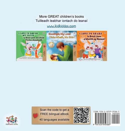I Love My Dad (English Irish Bilingual Book for Kids)