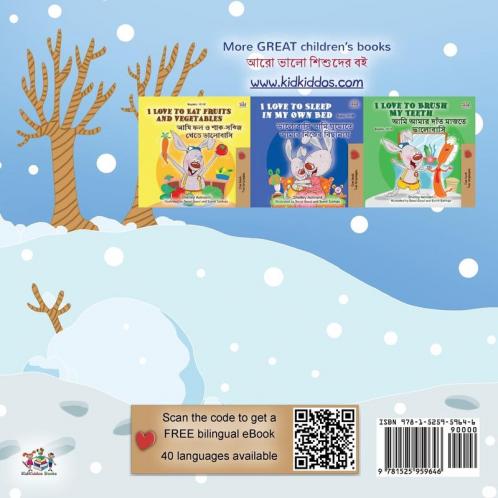I Love Winter (English Bengali Bilingual Book for Kids)
