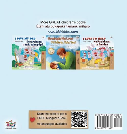 I Love to Help (English Maori Bilingual Book for Kids)