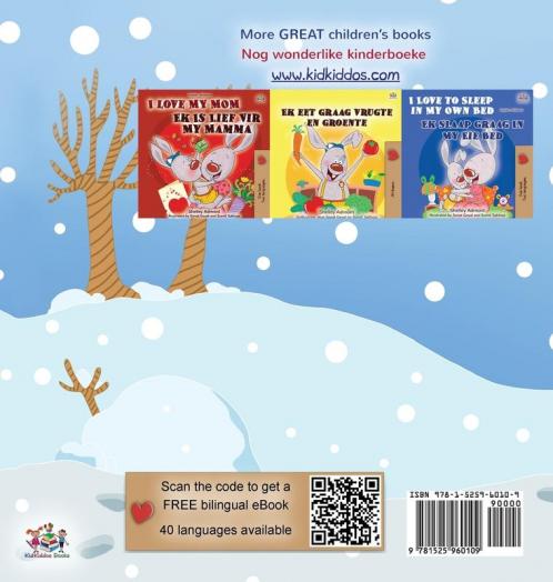 I Love Winter (English Afrikaans Bilingual Book for Kids)