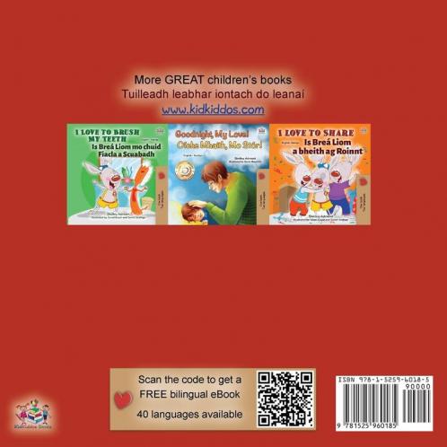 I Love My Mom (English Irish Bilingual Book for Kids)