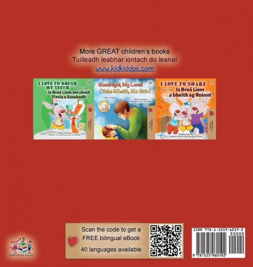 I Love My Mom (English Irish Bilingual Book for Kids)