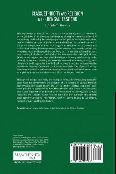 Class ethnicity and religion in the Bengali East End