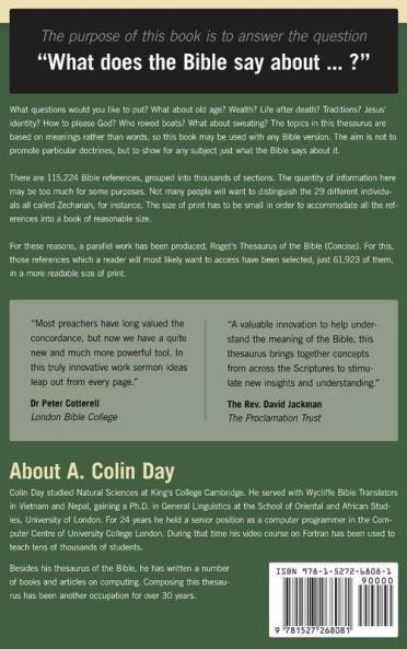 Roget's Thesaurus of the Bible (Full)