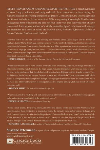 When I Go: Selected French Poems of Rainer Maria Rilke