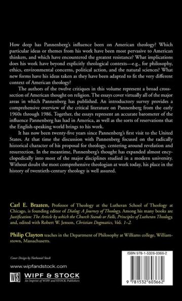 The Theology of Wolfhart Pannenberg