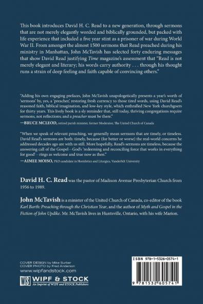 Preacher: David H. C. Read's Sermons at Madison Avenue Presbyterian Church