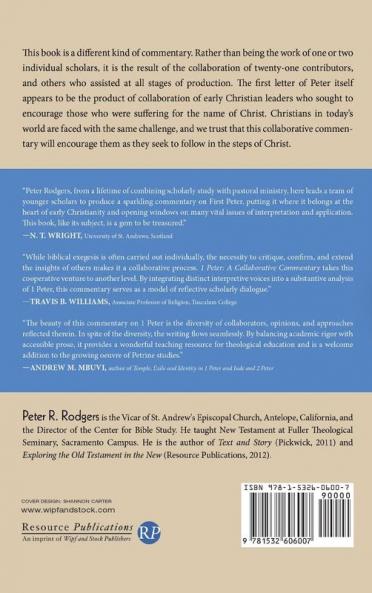 1 Peter: A Collaborative Commentary