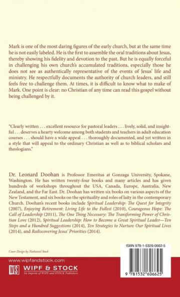 Mark: Visionary of Early Christianity (Biblical Spirituality and Everyday Life)