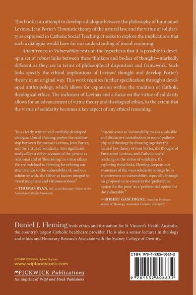 Attentiveness to Vulnerability: A Dialogue Between Emmanuel Levinas Jean Porter and the Virtue of Solidarity