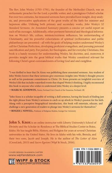 John Wesley's 52 Standard Sermons: An Annotated Summary