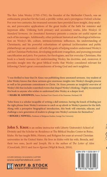 John Wesley's 52 Standard Sermons: An Annotated Summary