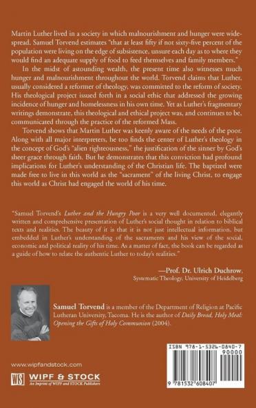 Luther and the Hungry Poor: Gathered Fragments