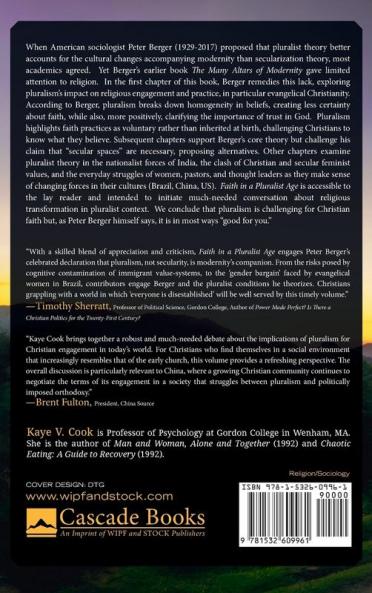 Faith in a Pluralist Age