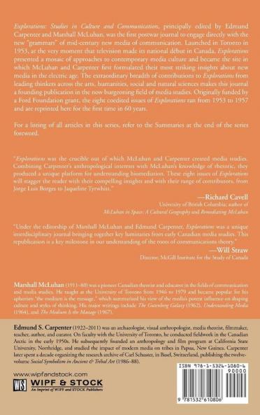 Explorations 7: Studies in Culture and Communication (Explorations in Communications)