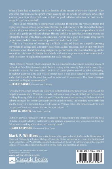 Memoirs of an Unfinished Tale: A Performance of Acts of the Apostles With Application Questions for Study and Discussion