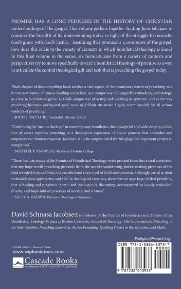 Toward a Homiletical Theology of Promise