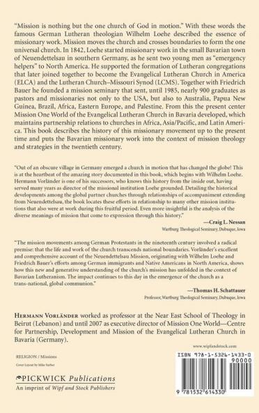 Church in Motion: The History of the Evangelical Lutheran Mission in Bavaria: 8 (Missional Church Public Theology World Christianity)