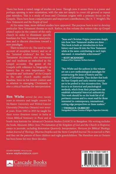 Jesus and Christian Origins: Directions toward a New Paradigm