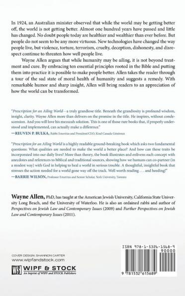 Prescription for an Ailing World