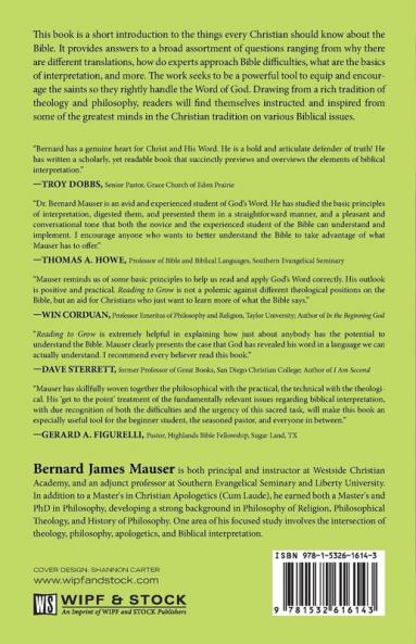 Reading to Grow: A Field Guide to the Bible