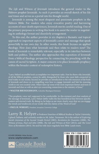 The Life and Witness of Jeremiah: A Prophet for Today