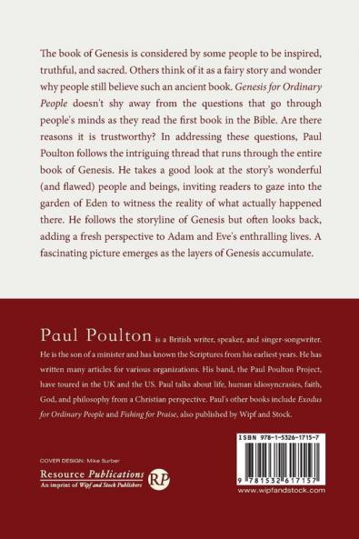 Genesis for Ordinary People Second Edition: Unwrapping the First Book of the Bible
