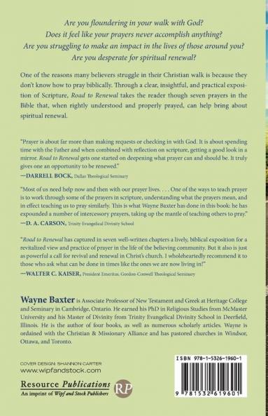 Road to Renewal: Seven Prayers That Will Change You