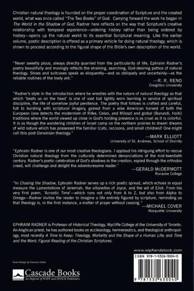 Chasing the Shadow-the World and Its Times: An Introduction to Christian Natural Theology Volume 2