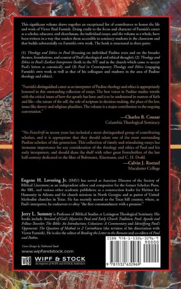 Theology and Ethics in Paul and His Interpreters