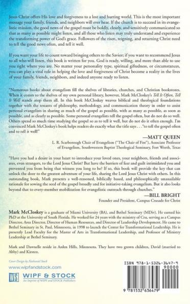 Tell It Often - Tell It Well: Making the Most of Witnessing Opportunities