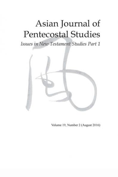 Asian Journal of Pentecostal Studies Volume 19 Number 2
