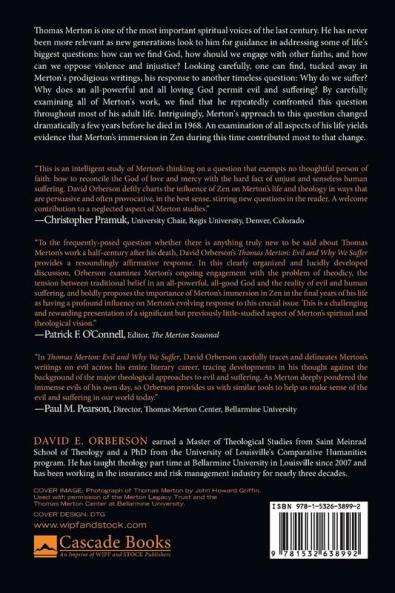 Thomas Merton-Evil and Why We Suffer: From Purified Soul Theodicy to Zen