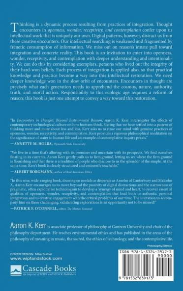 Encounters in Thought: Beyond Instrumental Reason