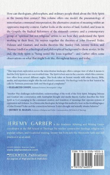 Another Way: Thinking Together about the Holy Spirit
