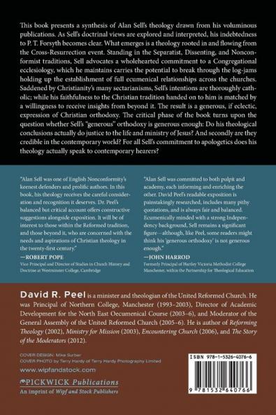 Crucicentric Congregational and Catholic: The Generous Orthodoxy of Alan P. F. Sell