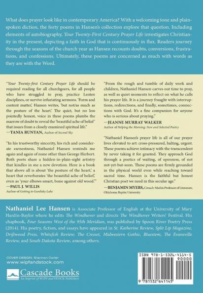 Your Twenty-First Century Prayer Life: Poems: 25 (Poiema Poetry)