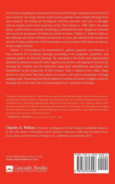 Inventing Christic Jesuses: Rules and Warrants for Theology