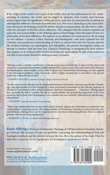 Christology as Critique: On the Relation Between Christ Creation and Epistemology