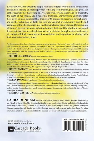 Extraordinary Time: Spiritual Reflections from a Season with Cancer Death and Transition