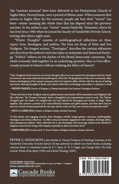 Summer Sermons Winter Thoughts