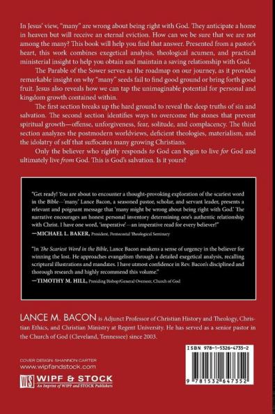 The Scariest Word in the Bible: Might You Be Wrong about Being Right with God?